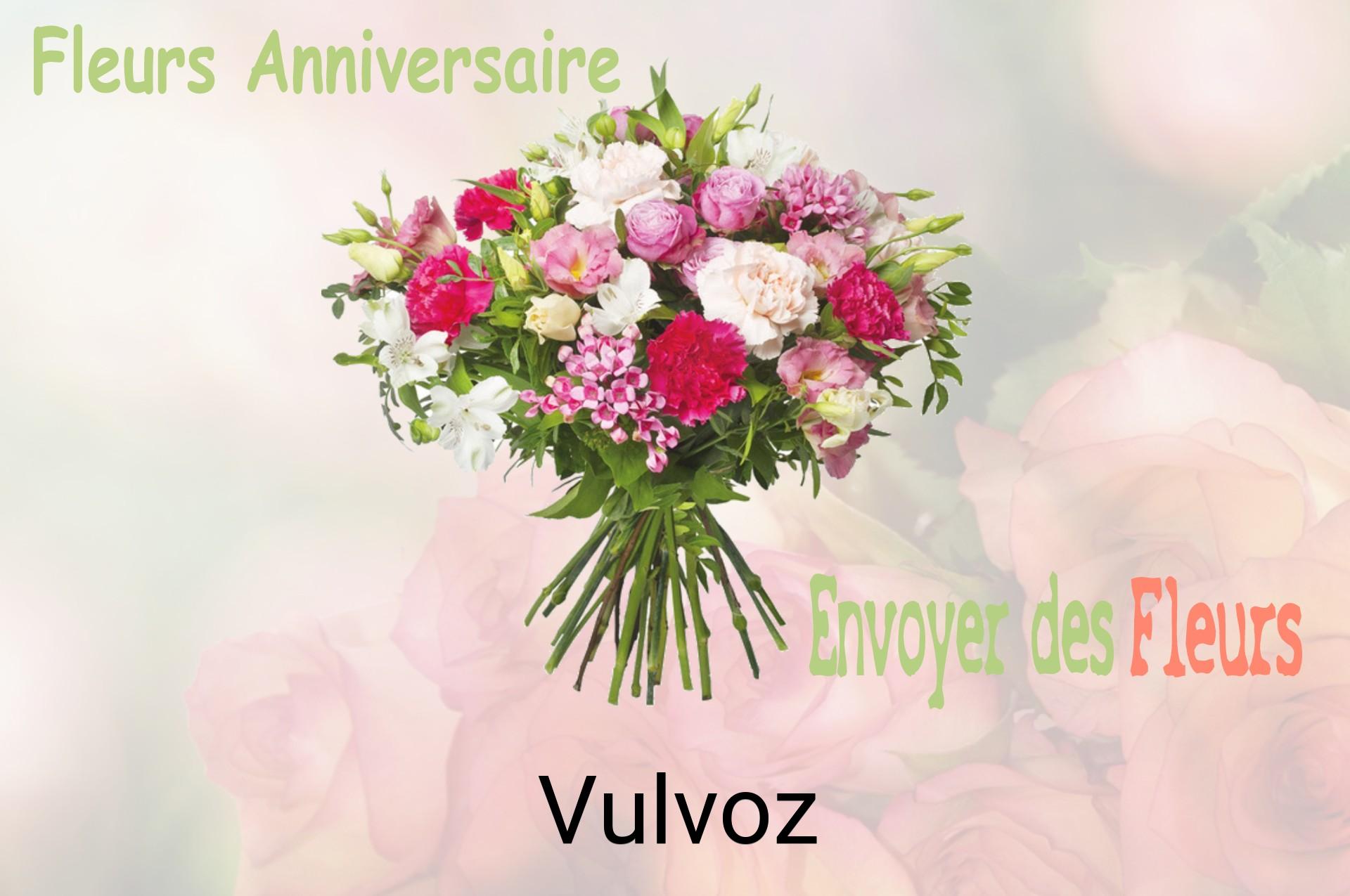 Bouquet de fleurs d’anniversaire livré à Vulvoz