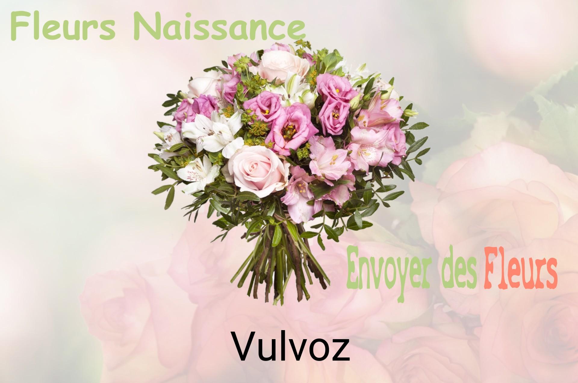 Bouquet de fleurs de naissance livré à Vulvoz